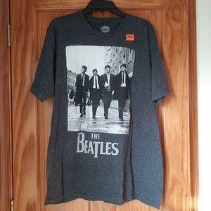 Beatles 2X Gray T